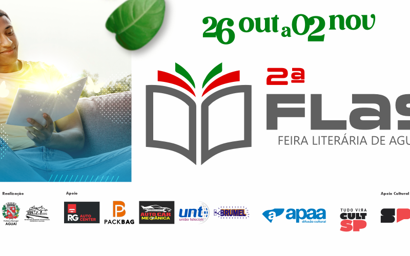 2ª Feira Literária de Aguaí: Programação Completa e Atrações para Todas as Idades